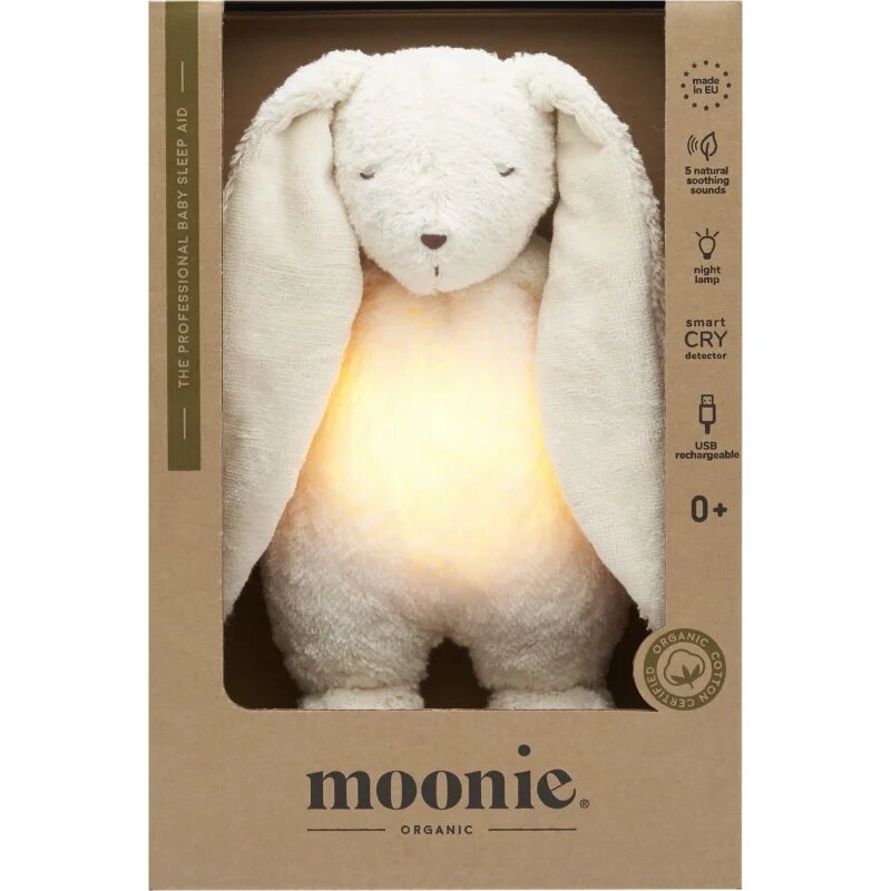 Moonie The Humming Friend 2.0 Organic Polar играчка за заспиване с мелодия 1 бр.