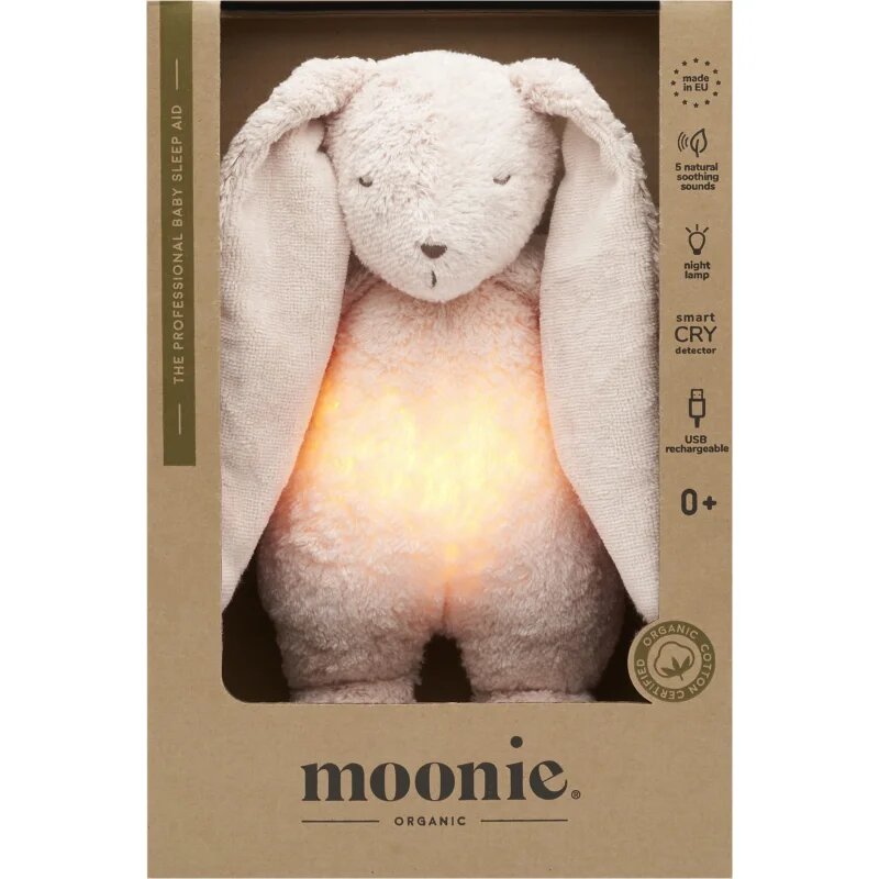 Moonie The Humming Friend 2.0 Organic Rose играчка за заспиване с мелодия 1 бр.