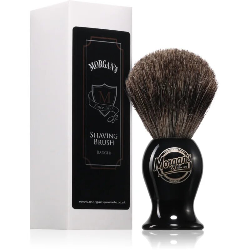 Morgan's Pure Badger Shaving Brush четка за бръснене с косми от язовец 1 бр.