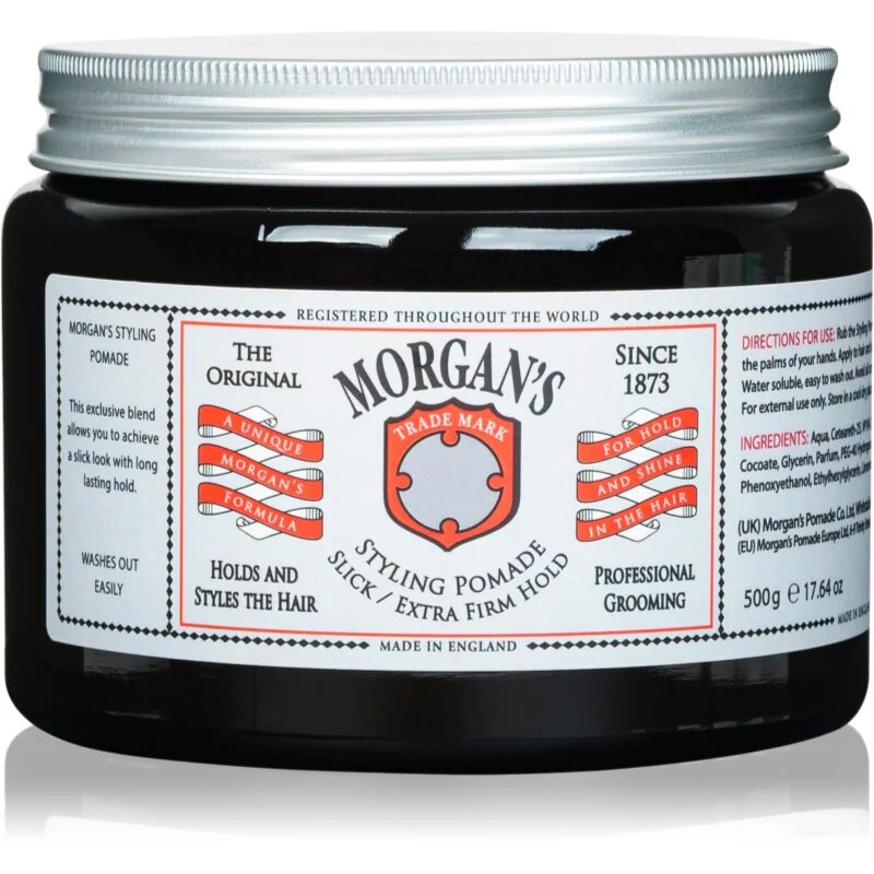 Morgan's Styling Pomade Slick and Extra Firm Hold помада за коса с екстра силна фиксация 500 мл.