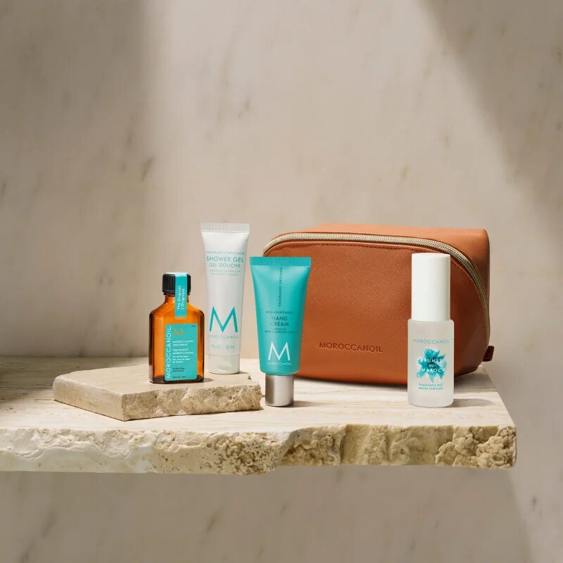 Moroccanoil Body комплект за пътуване за тяло и коса (aqua) 4 бр.