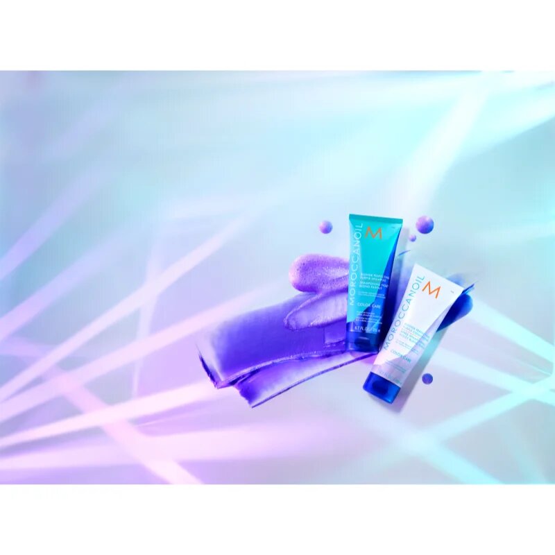 Moroccanoil Color Care Blonde Perfecting Purple Conditioner лилав балсам за блонд коса и коса с кичури 200 мл.
