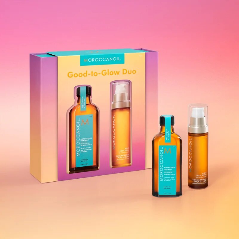 Moroccanoil Good-to-Glow Duo комплект за коса и тяло