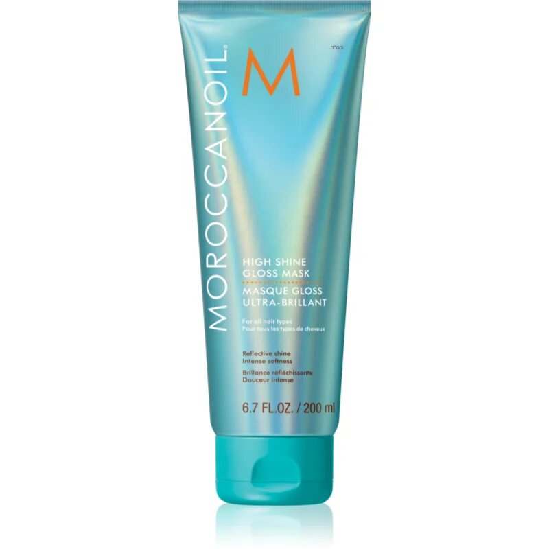 Moroccanoil High Shine Gloss Mask подхранваща маска за гладка и лъскава коса с арганово масло 200 мл.