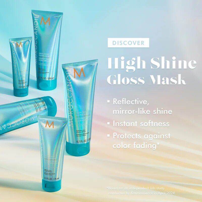 Moroccanoil High Shine Gloss Mask подхранваща маска за гладка и лъскава коса с арганово масло 200 мл.
