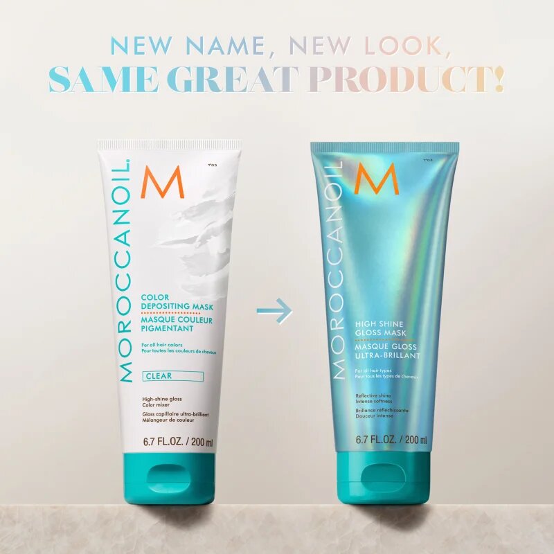 Moroccanoil High Shine Gloss Mask подхранваща маска за гладка и лъскава коса с арганово масло 200 мл.