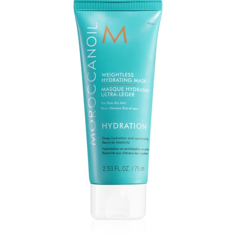 Moroccanoil Hydration Weightless Hydrating Mask хидратираща в дълбочина маска за суха и крехка 75 мл.