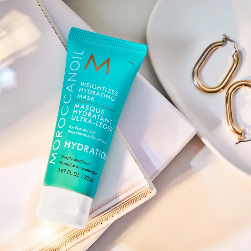 Moroccanoil Hydration Weightless Hydrating Mask хидратираща в дълбочина маска за суха и крехка 75 мл.