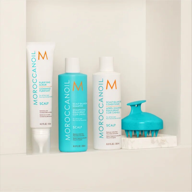 Moroccanoil Scalp Balancing Shampoo успокояващ шампоан за мазна коса против пърхот 250 мл.