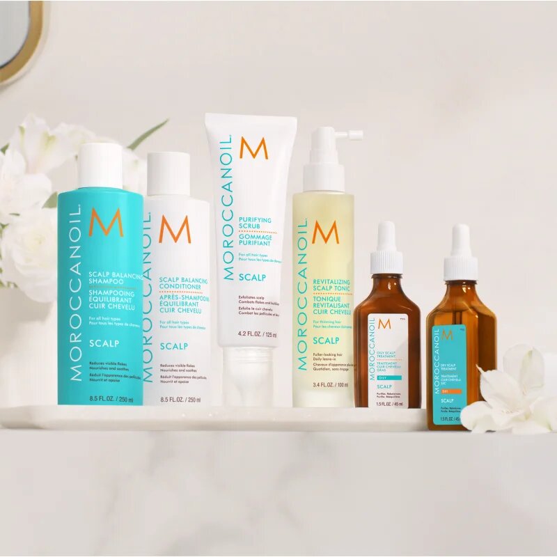 Moroccanoil Scalp Balancing Shampoo успокояващ шампоан за мазна коса против пърхот 250 мл.