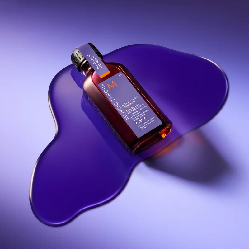 Moroccanoil Treatment Purple подхранващо масло за руса и сива коса 25 мл.