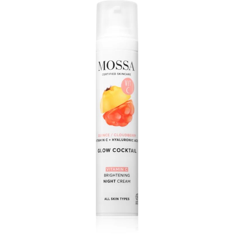 Mossa Glow Coctail озаряващ нощен крем 50 мл.