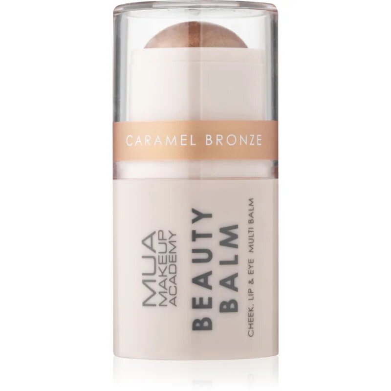 MUA Makeup Academy Beauty Balm кремообразен озарител в стик цвят Caramel Bronze 4 гр.