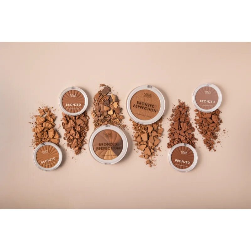 MUA Makeup Academy Bronzed Perfection бронзант с матиращ ефект цвят Sunset Tan 15 гр.