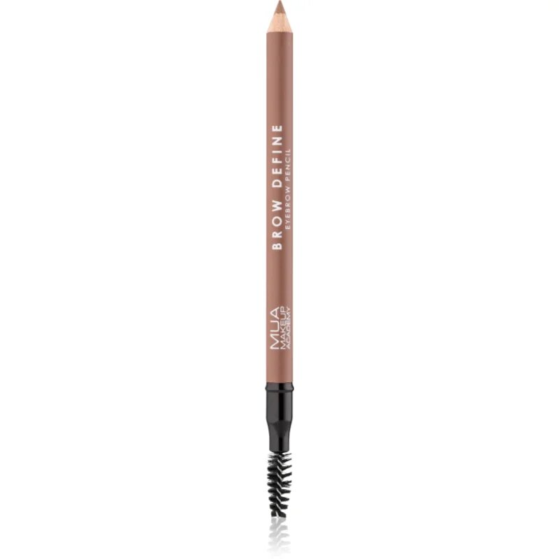 MUA Makeup Academy Brow Define дълготраен молив за вежди с четка цвят Light Brown 12 гр.