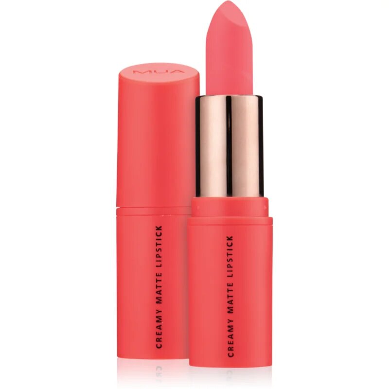 MUA Makeup Academy Creamy Matte крем-червило с матиращ ефект цвят Romance 3.2 гр.