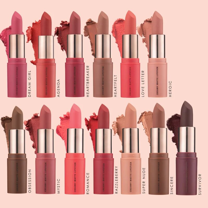 MUA Makeup Academy Creamy Matte крем-червило с матиращ ефект цвят Romance 3.2 гр.