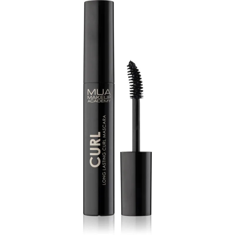 MUA Makeup Academy Curl спирала с дълготраен ефект за обем и извити мигли 6 мл.