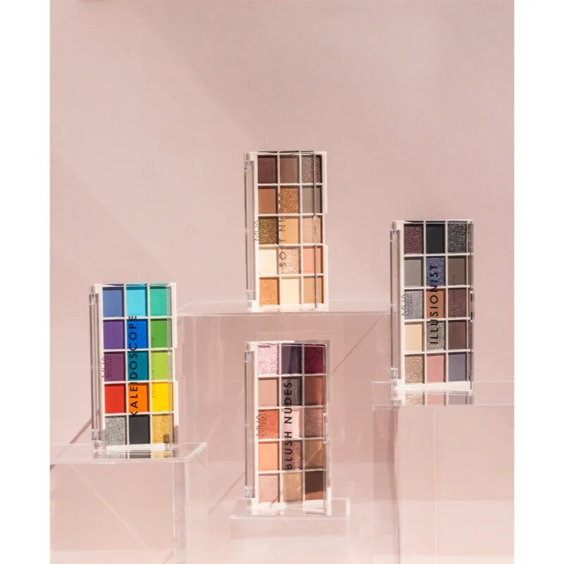 MUA Makeup Academy Eyeshadow Collection 15 Shade Palette палитра сенки за очи цвят Soft Nudes 12 гр.