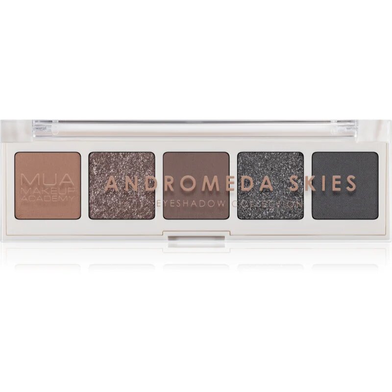 MUA Makeup Academy Eyeshadow Collection 5 Shade Palette палитра сенки за очи цвят Andromeda Skies 3.8 гр.