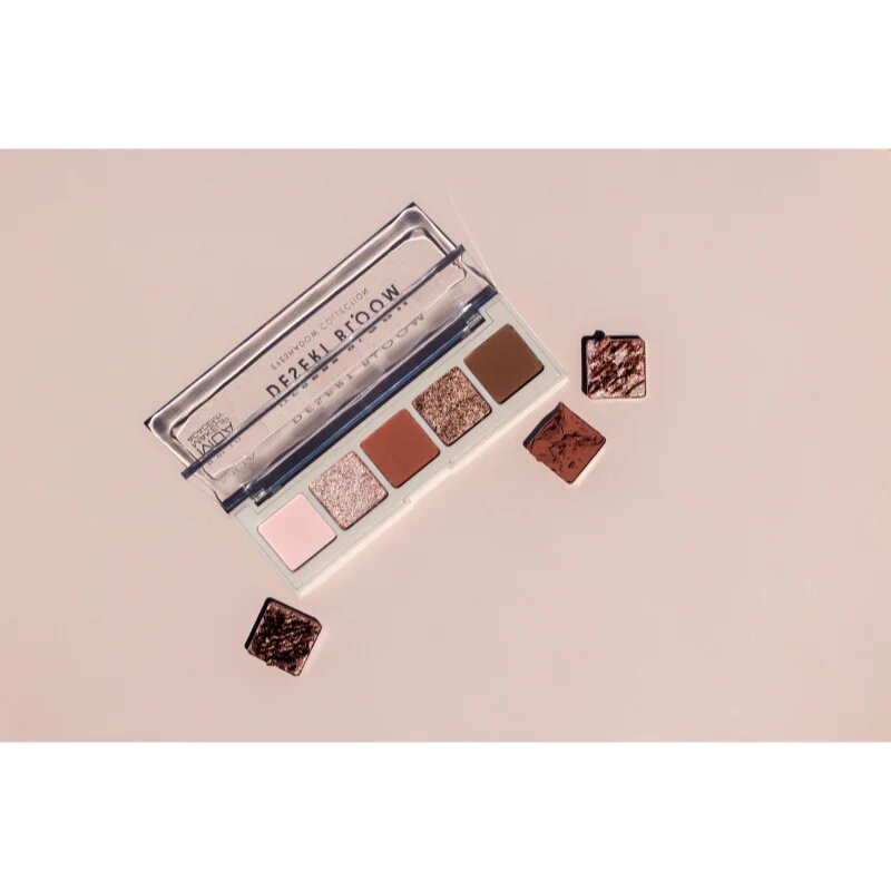 MUA Makeup Academy Eyeshadow Collection 5 Shade Palette палитра сенки за очи цвят Desert Bloom 3.8 гр.