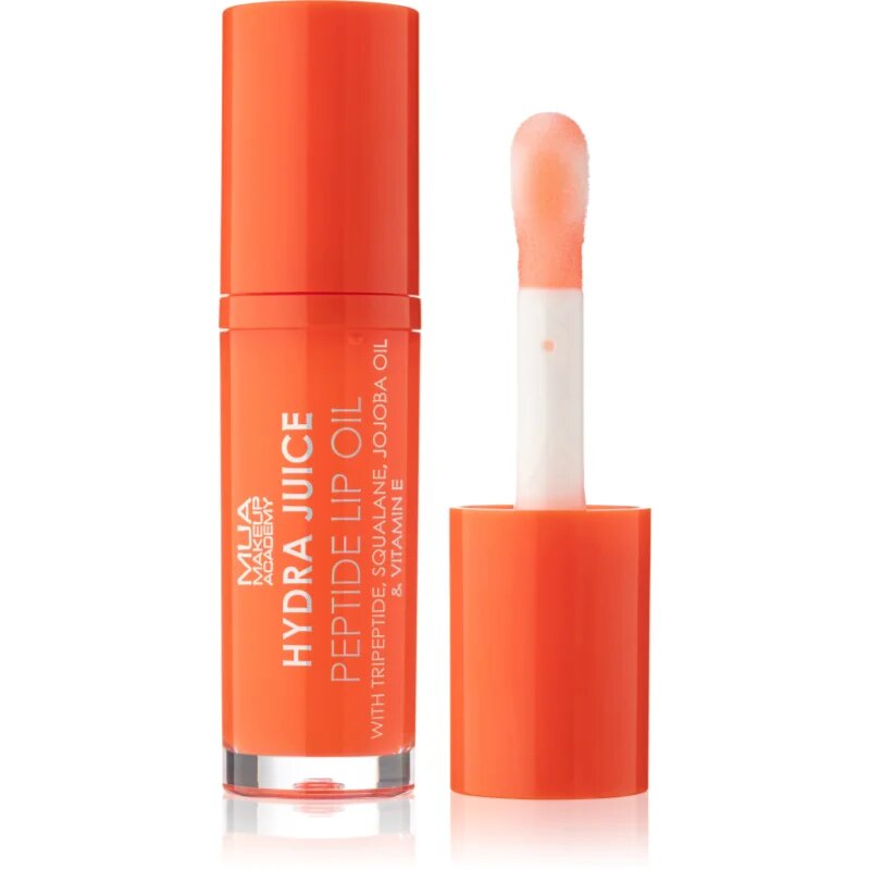 MUA Makeup Academy Hydra Juice Peptide Lip Oil масло от нар цвят Sweet Orange 7 мл.