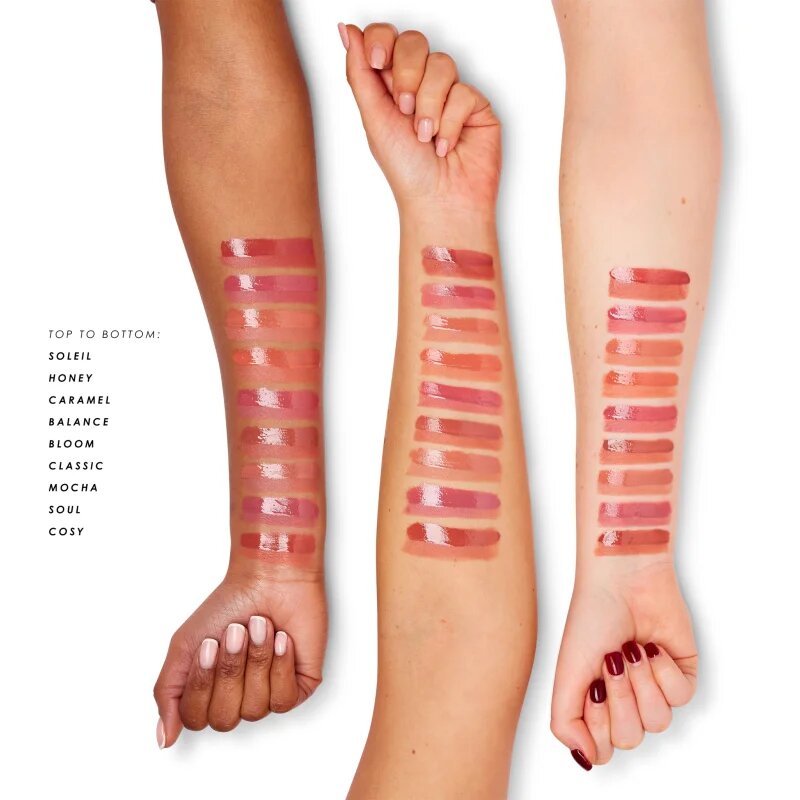 MUA Makeup Academy Multi Lip Nude Edition дълготрайно червило и гланц за устни дуо цвят Caramel 3.2 гр.
