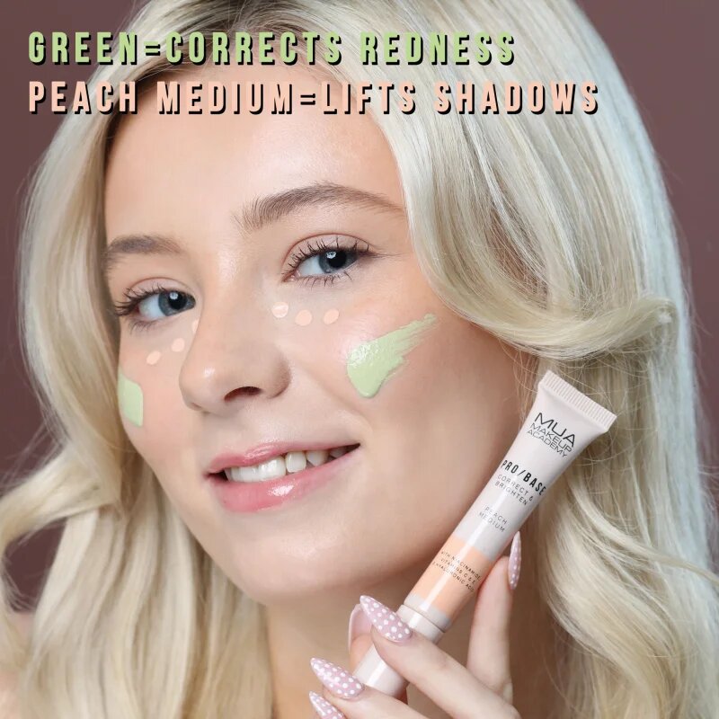 MUA Makeup Academy PRO/BASE Colour Corrector коректор против зачервяване цвят Correct & Calm – Green 10 мл.
