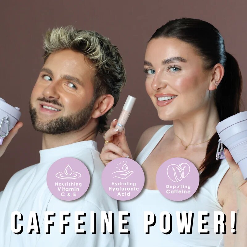MUA Makeup Academy PRO/BASE Double Shot продукт за изсветляване на околоочната зона с кофеин цвят Deep 5 мл.