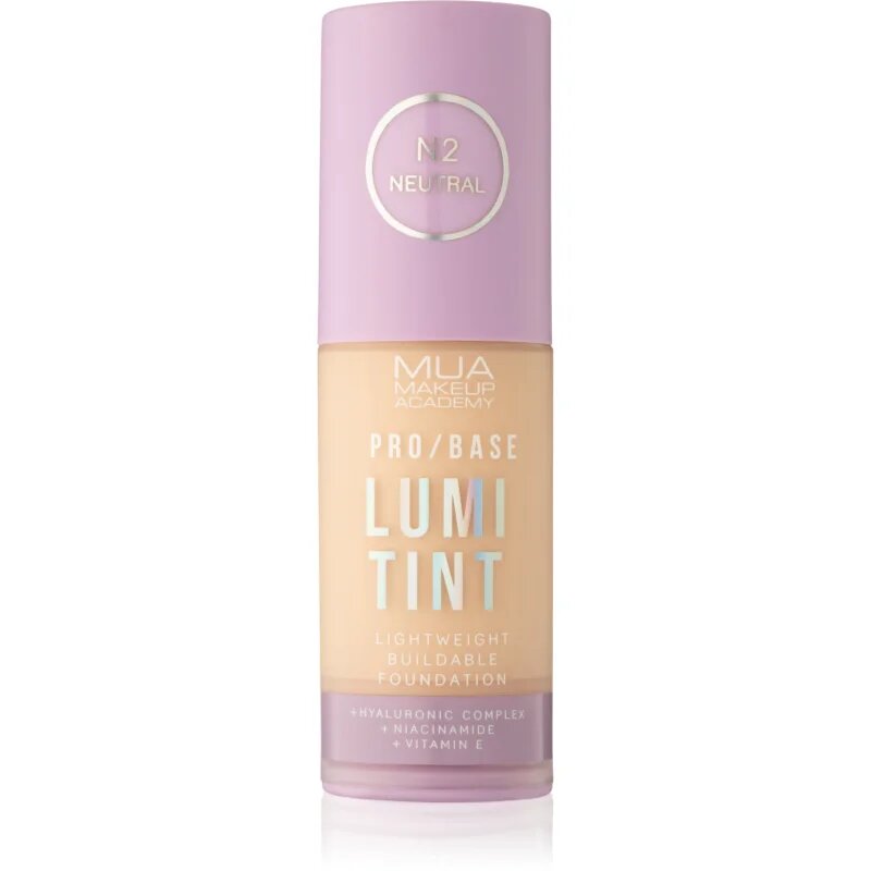 MUA Makeup Academy PRO/BASE Lumi Tint лек фон дьо тен цвят N2 30 мл.
