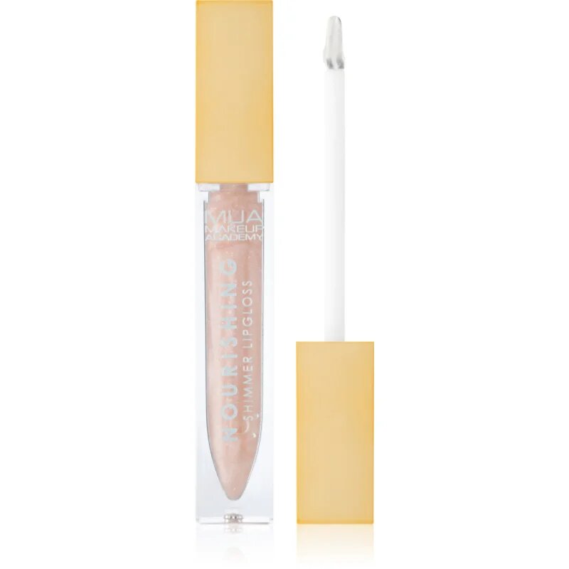 MUA Makeup Academy Virtual Glow подхранващ блясък за устни за лъскавина и блясък цвят Hologlo 6.5 мл.