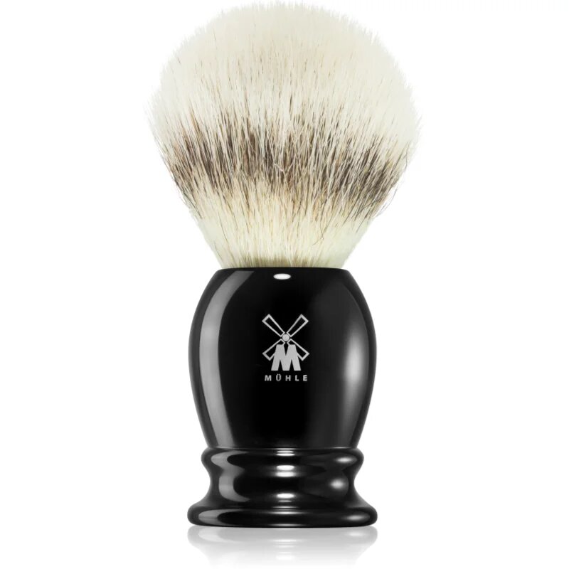 Mühle CLASSIC Silvertip Fibre® Black Resin четка за бръснене Medium 1 бр.
