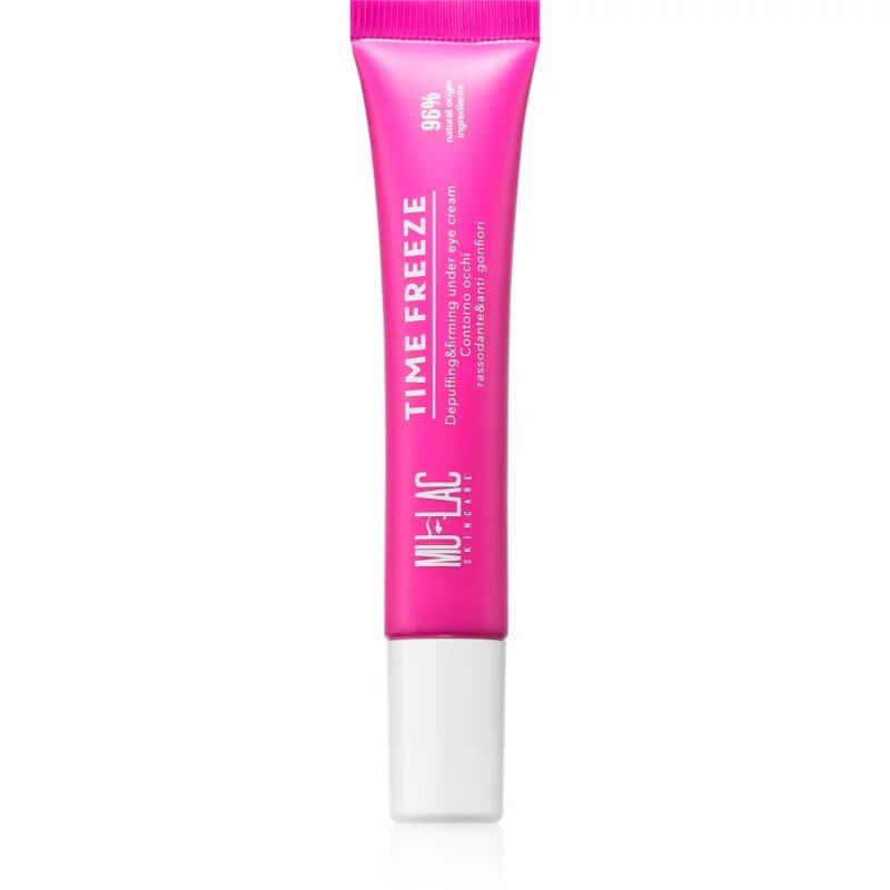 Mulac Cosmetics Time Freeze стягащ околоочен крем против отоци и тъмни кръгове 15 мл.