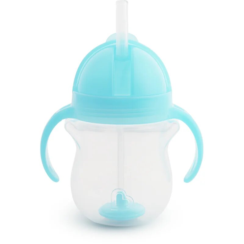 Munchkin Click Lock™ Tip & Sip чаша със сламка с тежест Blue 6 m+ 1 бр.