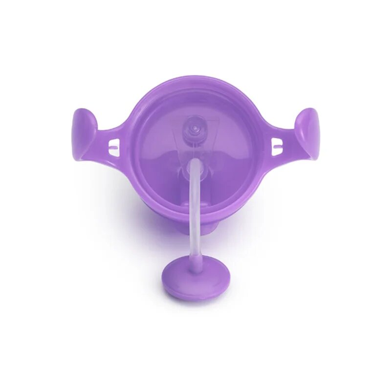 Munchkin Click Lock™ Tip & Sip чаша със сламка с тежест Purple 6 m+ 1 бр.