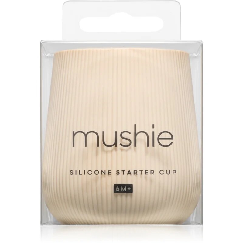 Mushie Starter Training Cup преходна чаша Shifting Sand 6m+ 1 бр.