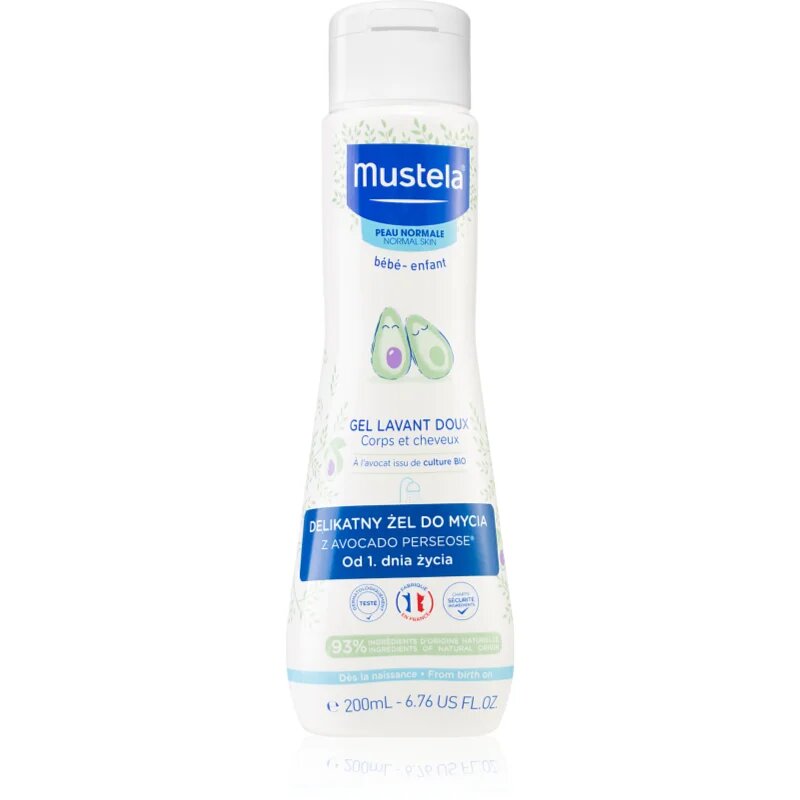 Mustela Bébé Bain гел за тяло и коса за деца 200 мл.