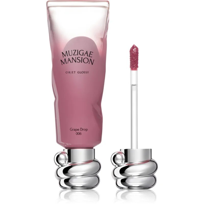MUZIGAE MANSION Objet Glossy хидратиращ блясък за устни цвят 006 Grape Drop 6 гр.