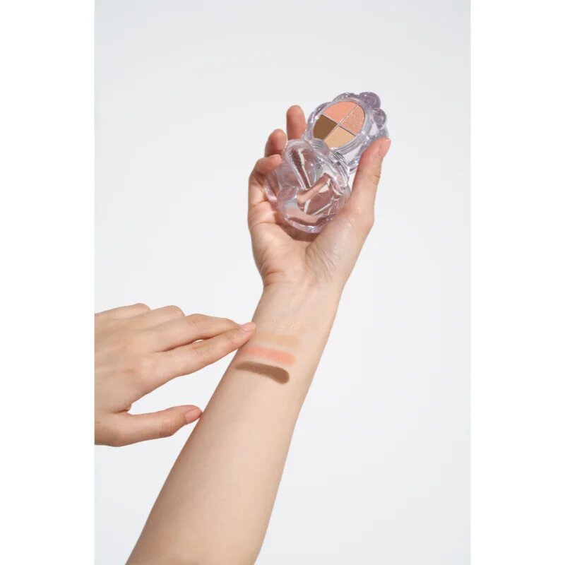 MUZIGAE MANSION Twist Pot Eye Palette палитра сенки за очи цвят 02 RICH CORAL 45 гр.