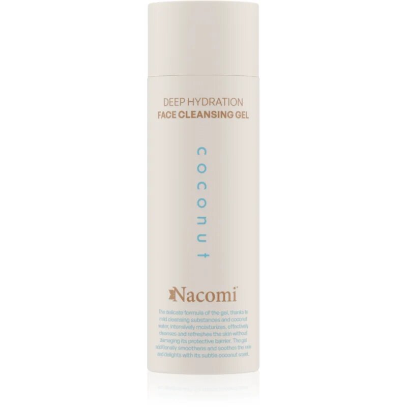 Nacomi Deep hydration почистващ гел Coconut 140 мл.