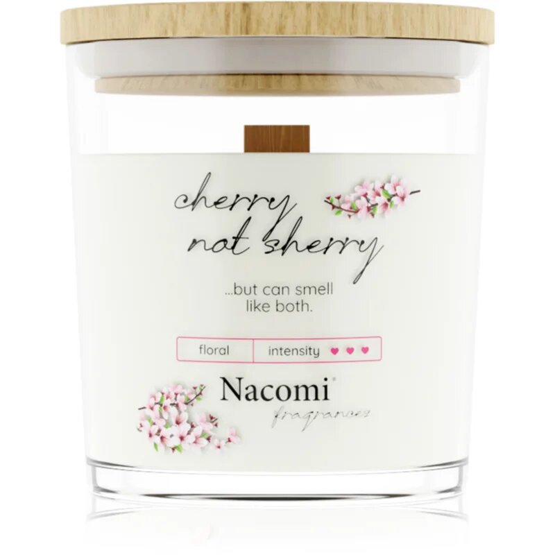 Nacomi Soy Candle Home Fragrances ароматна свещ с дървен фитил 140 гр.