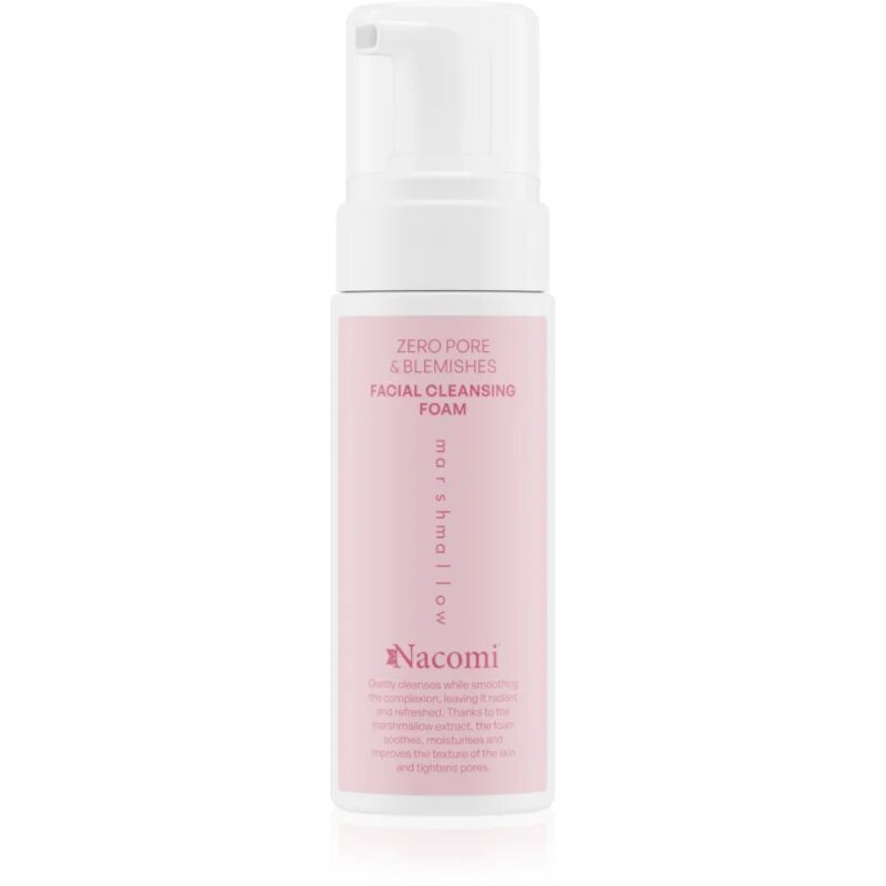 Nacomi Zero Pore & Blemishes почистваща пяна Marshmallow 150 мл.