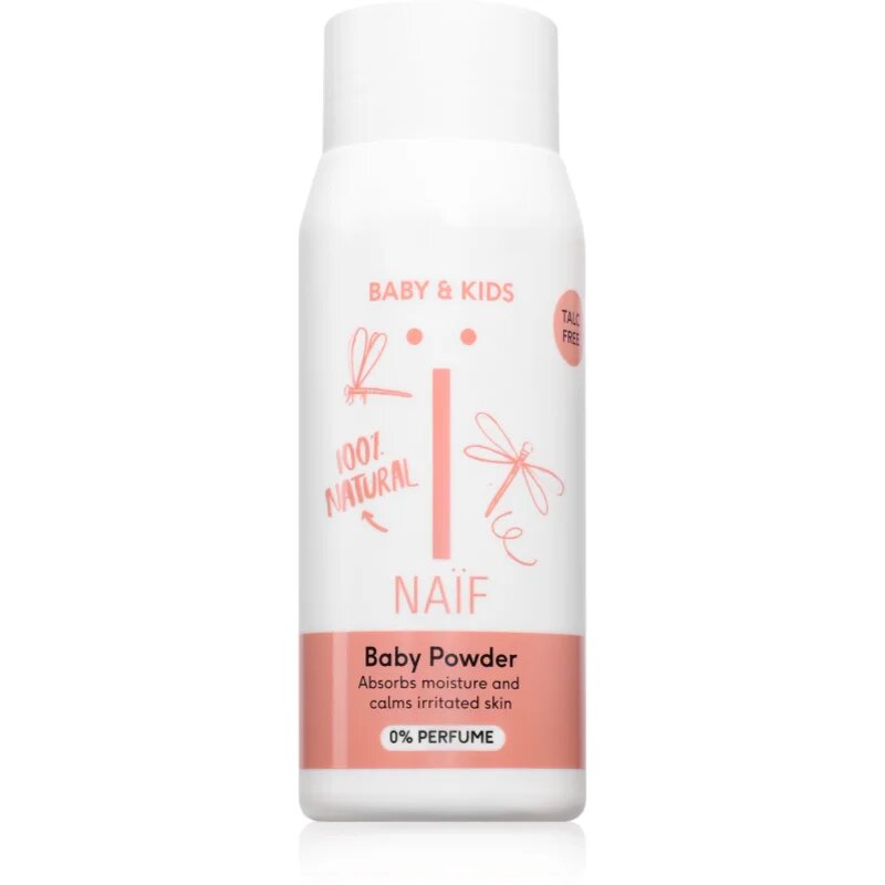 Naif Baby & Kids Baby Powder нежна пудра за детска кожа 80 гр.