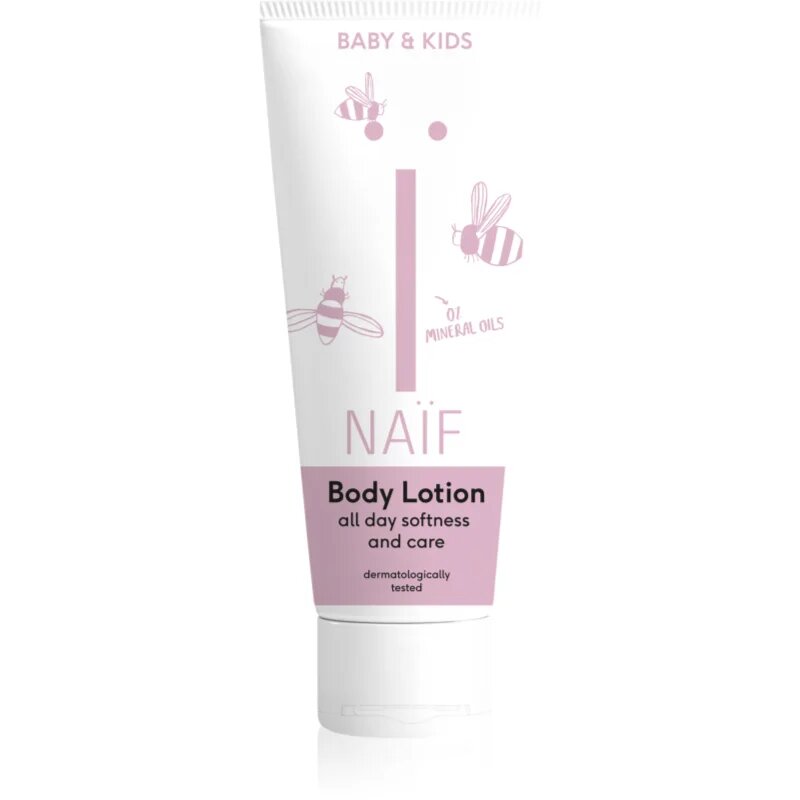 Naif Baby & Kids Body Lotion омекотяващ лосион за тяло за деца 75 мл.