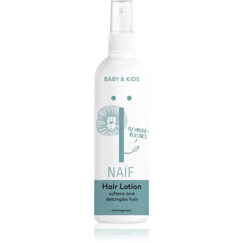 Naif Baby & Kids Hair Lotion подхранващ балсам без отмиване за по-лесно разресване на косата 150 мл.