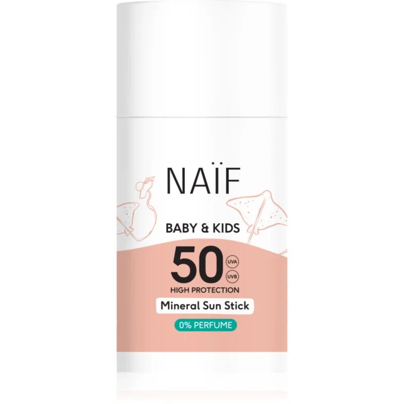 Naif Baby & Kids Mineral Sun Stick тичинка за тен SPF 50 36 гр.