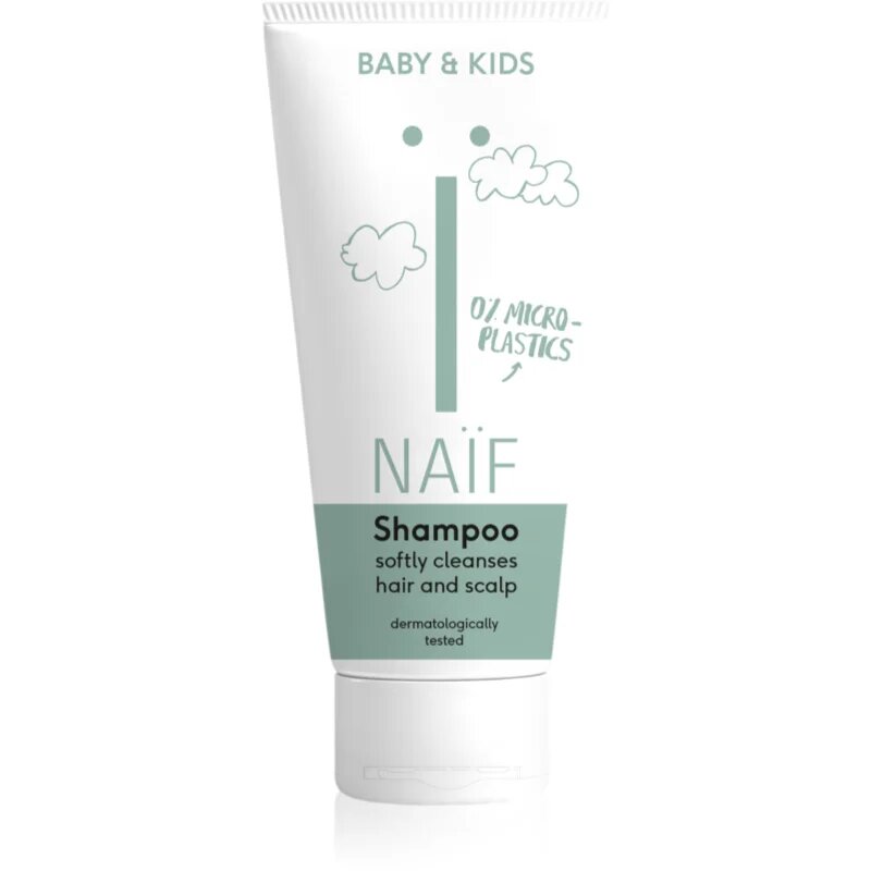 Naif Baby & Kids Shampoo нежен почистващ шампоан за деца 100 мл.