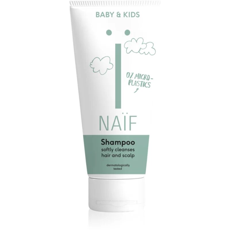 Naif Baby & Kids Shampoo нежен почистващ шампоан за деца 200 мл.