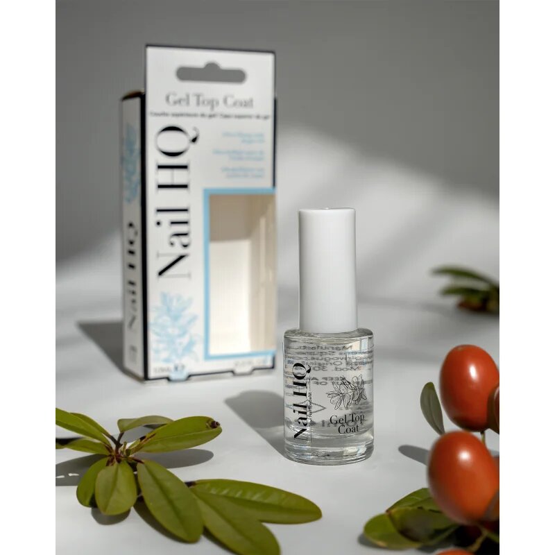 Nail HQ Gel Top Coat горен лак за нокти без използване на UV/LED лампа 10 мл.