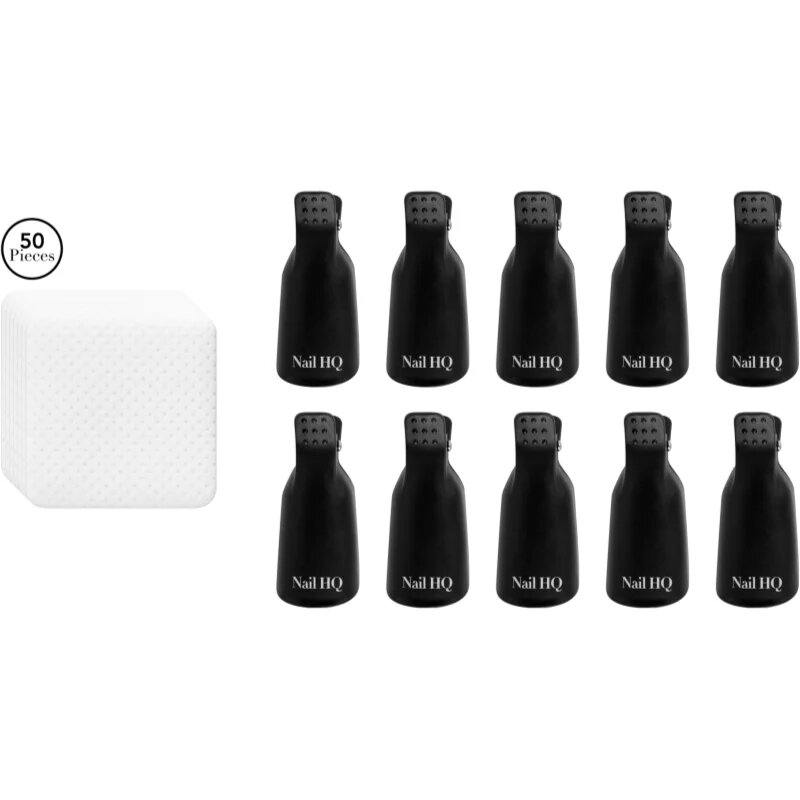 Nail HQ Soak Away Gel Nail Clip Set комплект за сваляне на акрилни и гел нокти